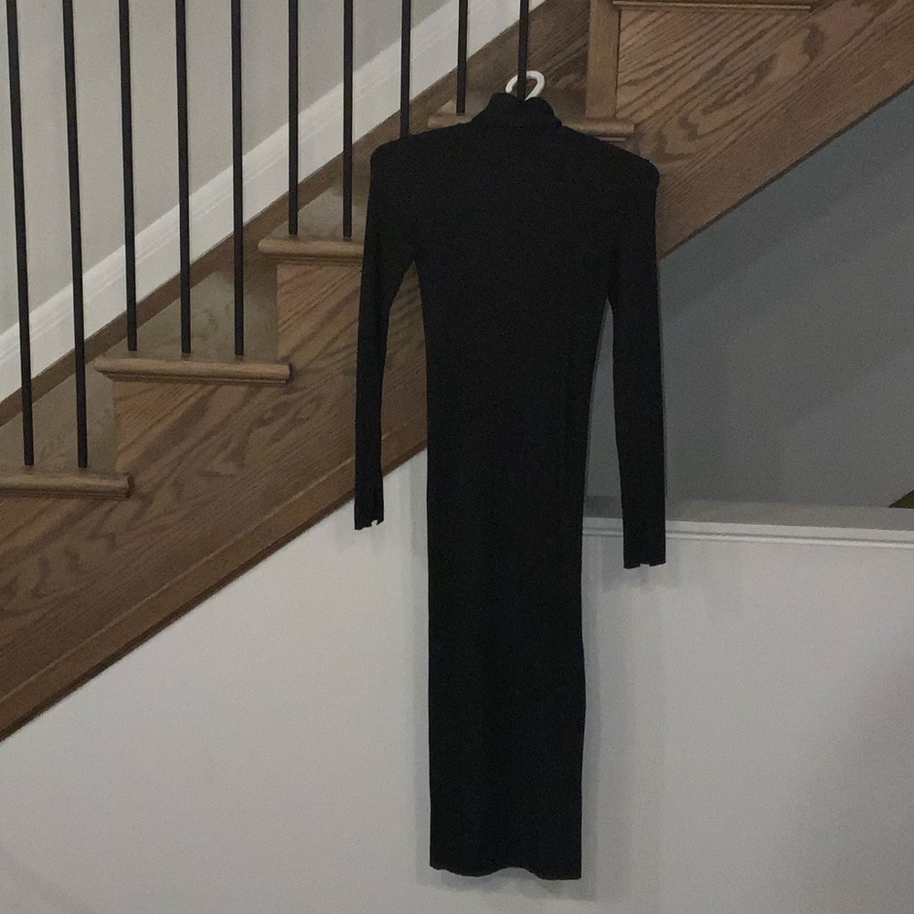 Zara Black Long Sleeve Dress